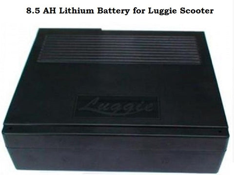 8.5 AH Lithium Battery for Luggie Scooter