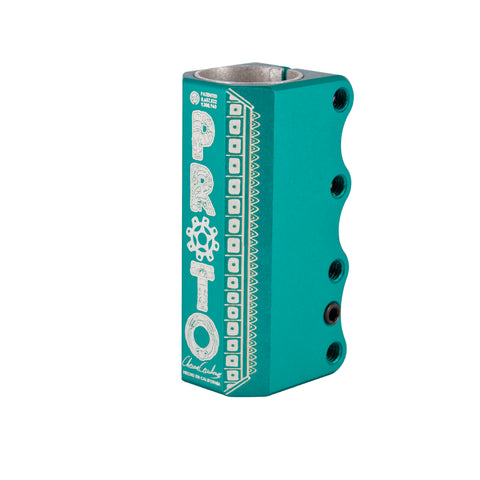 proto relic scs compression clamp teal chema cardenas side view