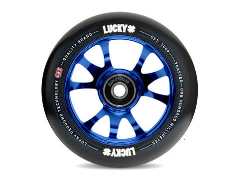 Lucky Toaster Wheel's 110mm blue