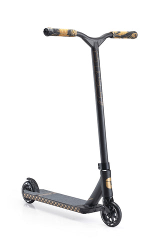 envy colt series 4 black/gold angle view custom scooters