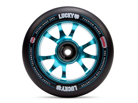 Lucky Toaster Wheel's 110mm teal