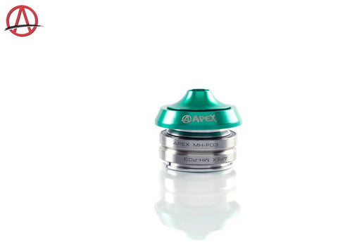 apex headset integrated green custom scooters