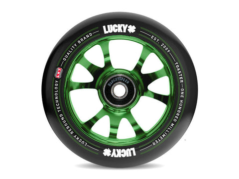 Lucky Toaster Pro Scooter Wheel's 100mm green